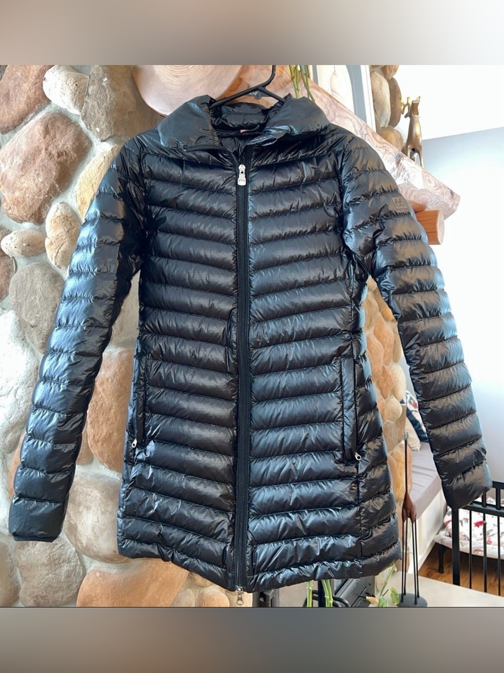 66 Degrees North Iceland Packable Coat Nylon Jacket Women EUC